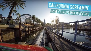 California Screamin' Roller Coaster POV Disney's California Adventure | BrandonBlogs