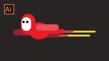 How to draw Flying Hero in Adobe Illustrator Tutorial