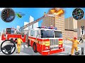 Fire Truck City Rescue Simulator - US 911 Emergency Ambulance Driving 3D : Android Gameplay