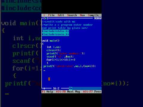 write a c