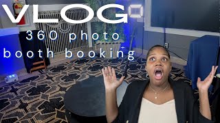 Vlog-360 PHOTO BOOTH rental booking for 500 people/a day in my life 360 VIDEO BOOTH owner