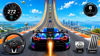 불가능한 GT 자동차 스턴트 레이싱 - GT 자동차 스턴트 마스터 3D - 안드로이드 게임플레이 screenshot 1