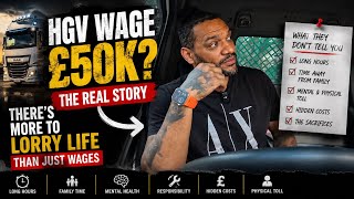 HGV DRIVERS EARN £50K… BUT IS IT REALLY WORTH IT? #lorrydriver #truck  #hgvdriver #truckdriver #hgv