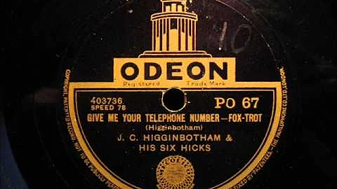 J.C. Higginbotham - Give me your telephone number