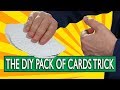 DIY Card Trick - Card Illusionist Steve Short Makes Card Faces Appear 🃏