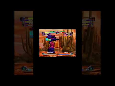 MvC2: Khaos - Magneto Sentinel 3x Tag Unblockable 165% Sequence