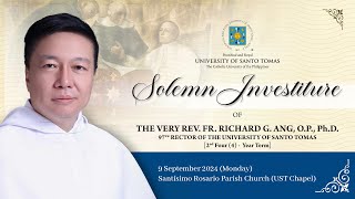Solemn Investiture of the 97th Rector of UST