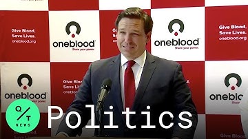 Protesters Disrupt Florida Governor Ron DeSantis