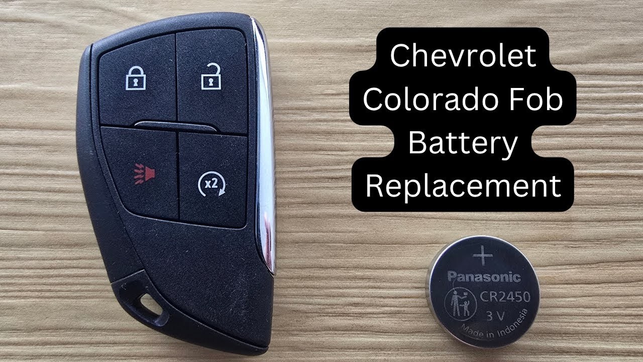 How To Replace or Change Chevrolet Colorado Remote Key Fob Battery 2026 ...
