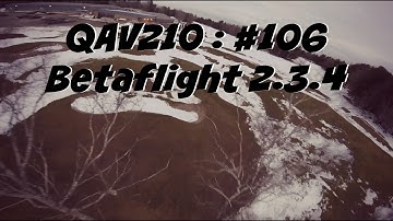 QAV210 : #106 /  Betaflight 2.3.4
