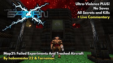 Doom II: BTSX 1 Map21: Failed Experiments And Trashed Aircraft (UV Plus, No Saves)