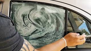 Como limpar marca d'água no vidro do carro  fácil  barato  você tem em casa