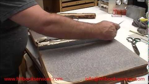 Ledger Restoration Part 2 of 21 Separating the Book from its Binding