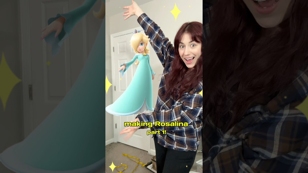Rosalina cosplay incoming!! Follow along to see it come together! #mario #rosalina #cosplay #sewing
