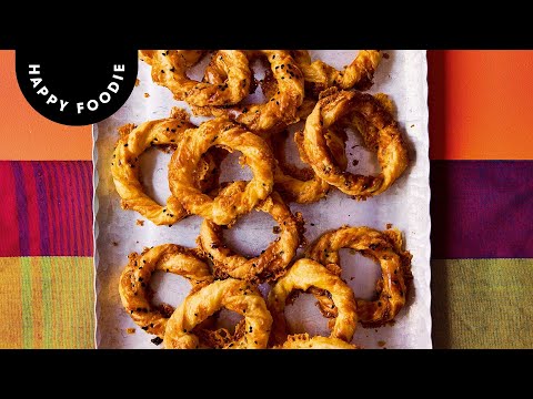 Rukmini Iyer's Cheddar, Cumin and Nigella Seed Straws