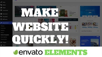 How to Make a Website Quickly Using Envato Elements🔥 | Envato Elements Tutorial