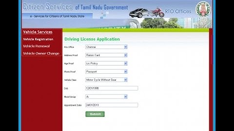Road Transport Authority ASP.NET with VB Project