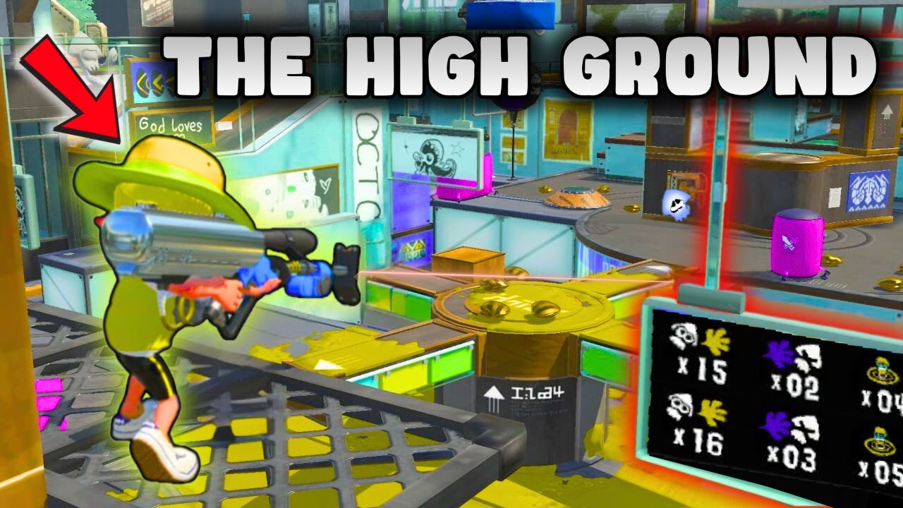 Splatoon High THE HIGH GROUND. E-Liter 4K gameplay (Splatoon 3) - YouTube