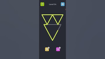 Single Line Puzzle Drawing Level 24 Gameplay #singleline #puzzledrawing #shorts