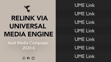 RELINK VIA UME (UNIVERSAL MEDIA ENGINE) - TUOTIPS AVID MEDIA COMPOSER