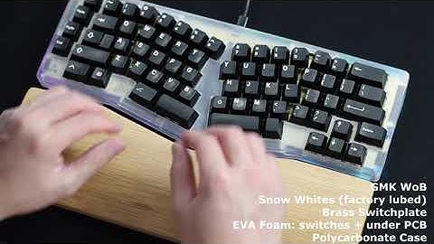 Sneakbox AVA Typing Demo 2: Materials