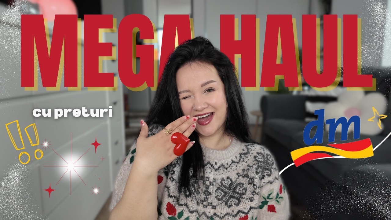 Mega Haul DM + preturi | skincare, make-up si produse alimentare
