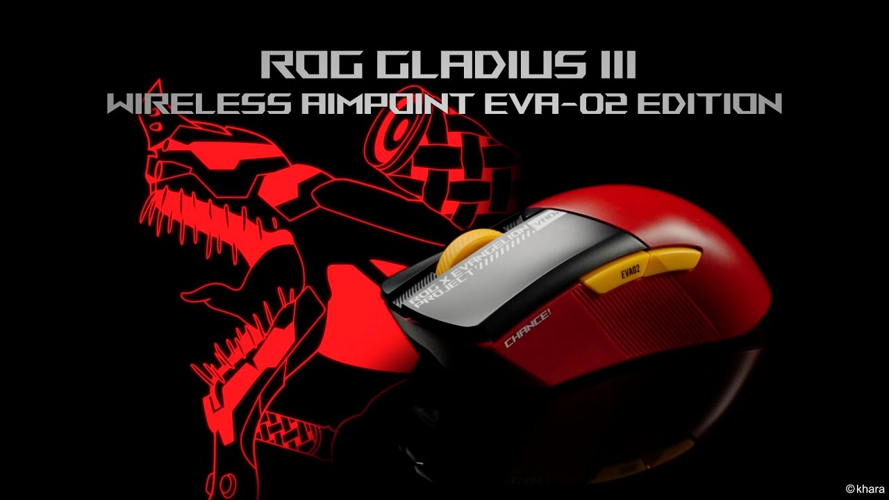 Asus ROG Gladius III Wireless Aimpoint EVA-02 Edition Kablosuz
