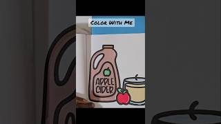 APPLE CIDER Coloring Page
