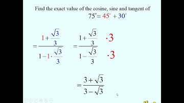 Pre Calculus 7.2 Sum and Difference Identities