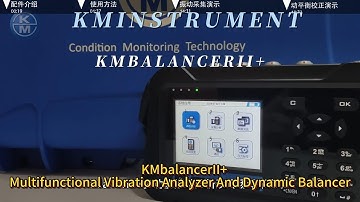 KMbalancerII+ Multifunctional Vibration Analyzer And Dynamic Balancer