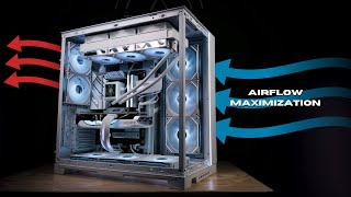 Insane 14 FANs airflow PC build, Lian Li O11 EVO XL