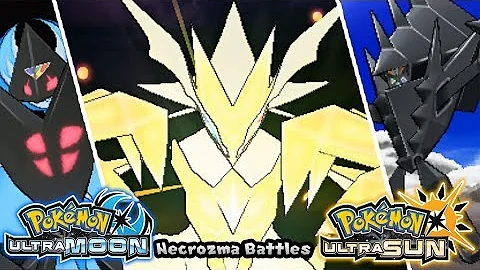Pokemon UltraSun & UltraMoon - All Necrozma Battles (HQ)