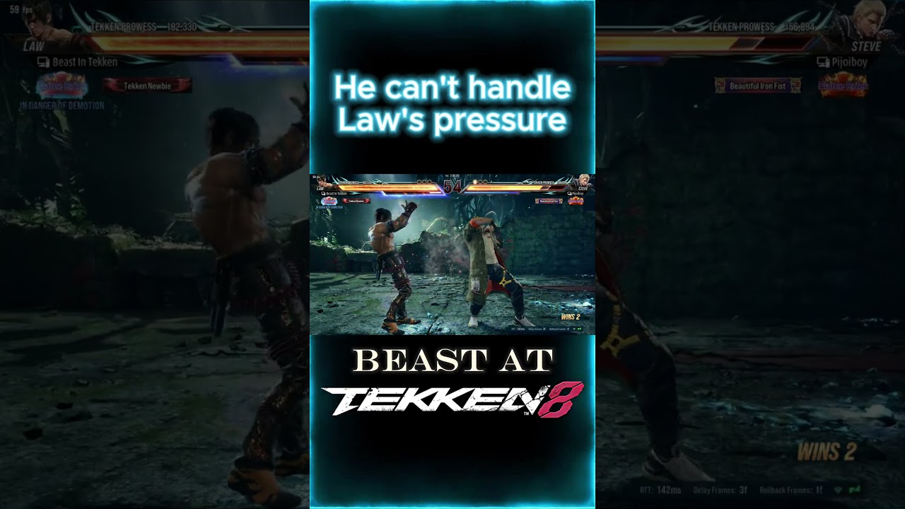 🔥 LAW'S PERFECT PRESSURE! (No Damage Domination) 