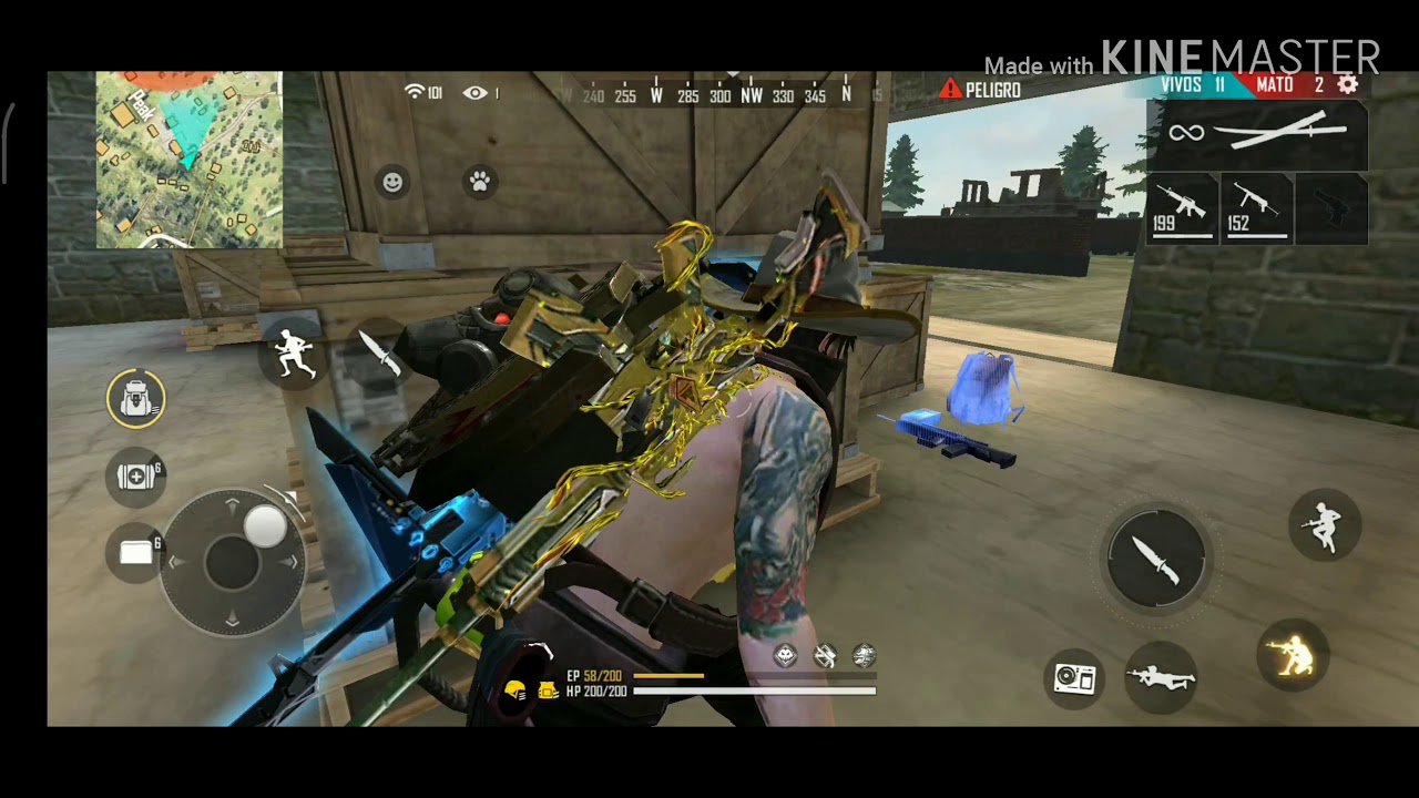 Subiendo mi 2 video de free fire en Youtube YouTube