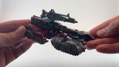Transforming Transformers Titans Return Quake #ASMR Tank Robot Toy Decepticon