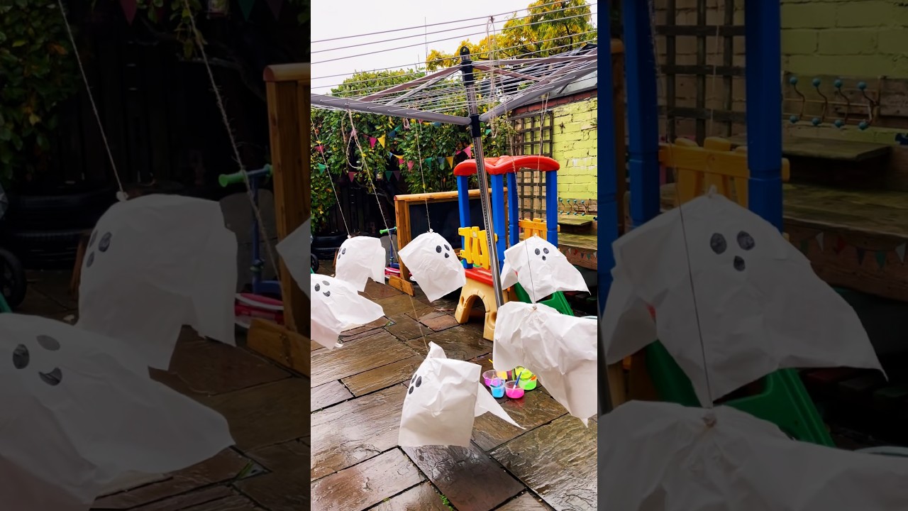 How lovely is this invitation to paint ghosts? 👻 #toddlerpainting #halloweenactivity