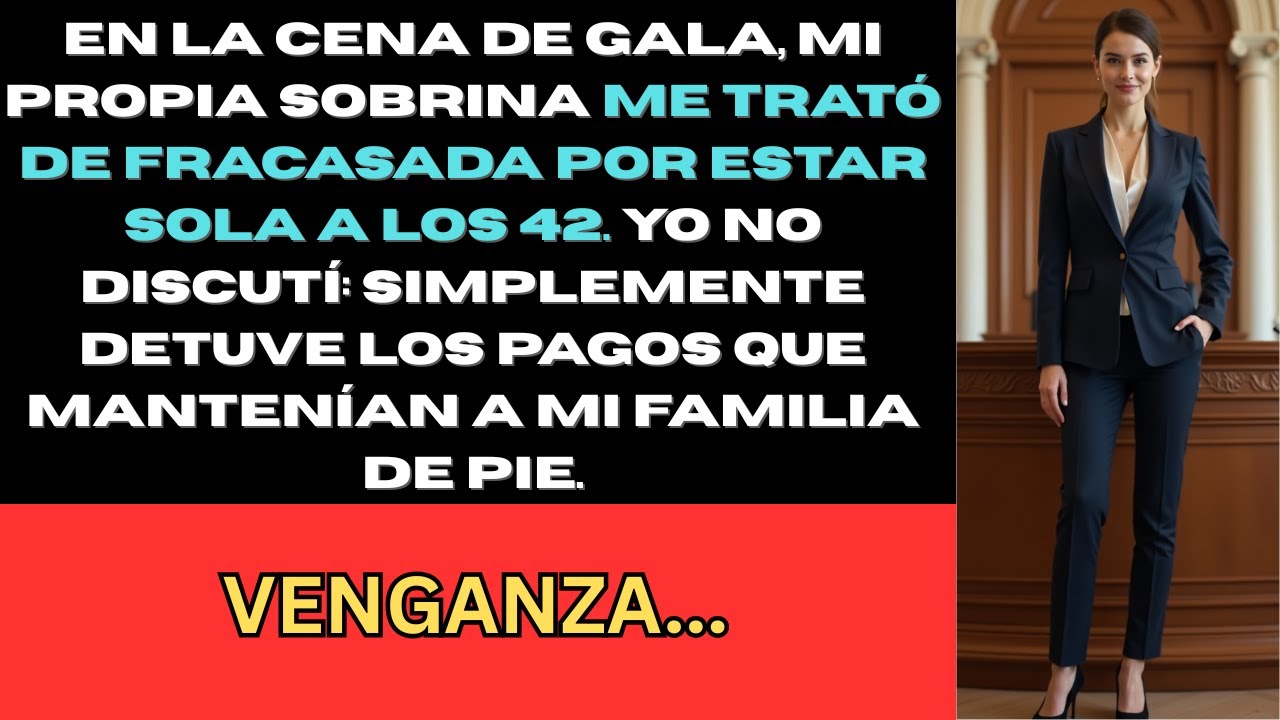 Mi sobrina se burló de mí por estar soltera a los 42 años. Le corté el dinero a la familia.