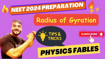 NEET 2024 Prep Masterclass | Understanding Radius of Gyration | NEET 2023 Paper Exp #neet2024