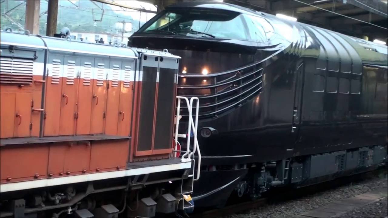 米子駅にて】瑞風4両の甲種回送、DD51形に牽引され後藤総合車両所へ