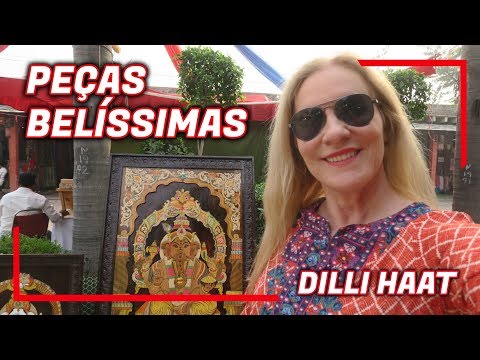 Vídeo: Dilli Haat: O maior mercado de Delhi
