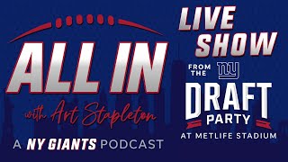 NY Giants Draft Party: 'All-In with Art Stapleton' live