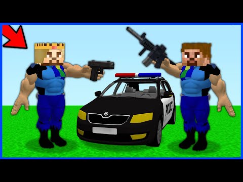 KASLI ARDA VE RÜZGAR POLİS OLDU! 👮 - Minecraft ZENGİN FAKİR HAYATI