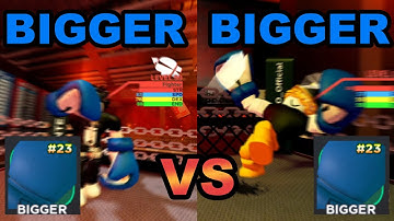 【Roblox Boxing League】 BIGGER user vs BIGGER user 1v1!!
