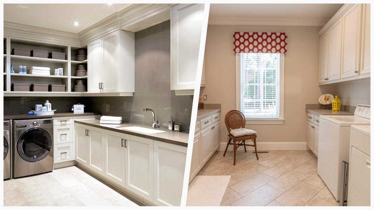 Chic Beige and Brown Laundry Room Makeover Ideas | Designer CheatSheet
