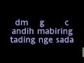 lirik lagu karo Andih