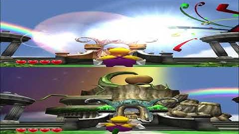 Wario World Multiplayer Splitscreen