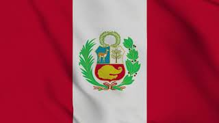 Peru Flag Waving 4K 🇵🇪 | National Flag Animation