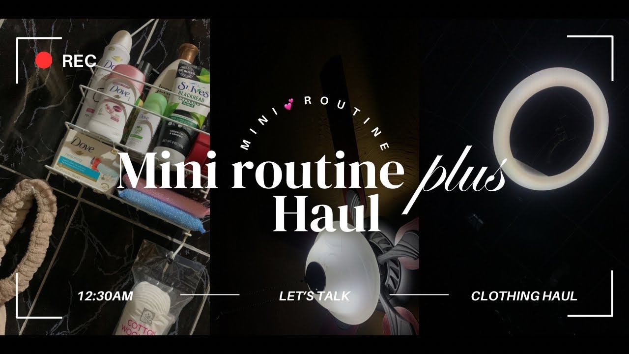 MINI ROUTINE🎀|Mini clothing haul + try on💕 - YouTube