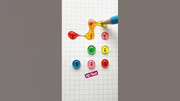 Đố các bạn nối được hết các số trong 5s 🤔#games #maths  #funny #iqtest #colors #drawing #shorts