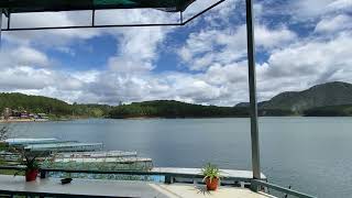 Live Background (HD 1080p Screensaver) - Lakeside Cloud View From Cafe #Dalat #vietnam - No Audio